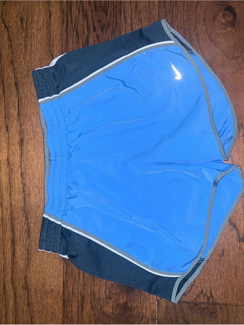 Nike Blue and Gray Athletic Shorts